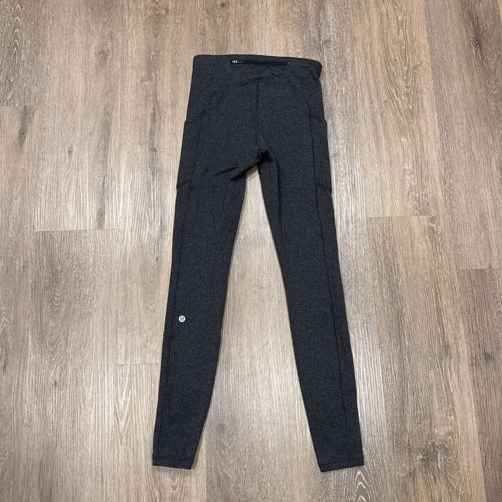 Lululemon Speed Up Tight 28 Heathered Black Luxtreme 4